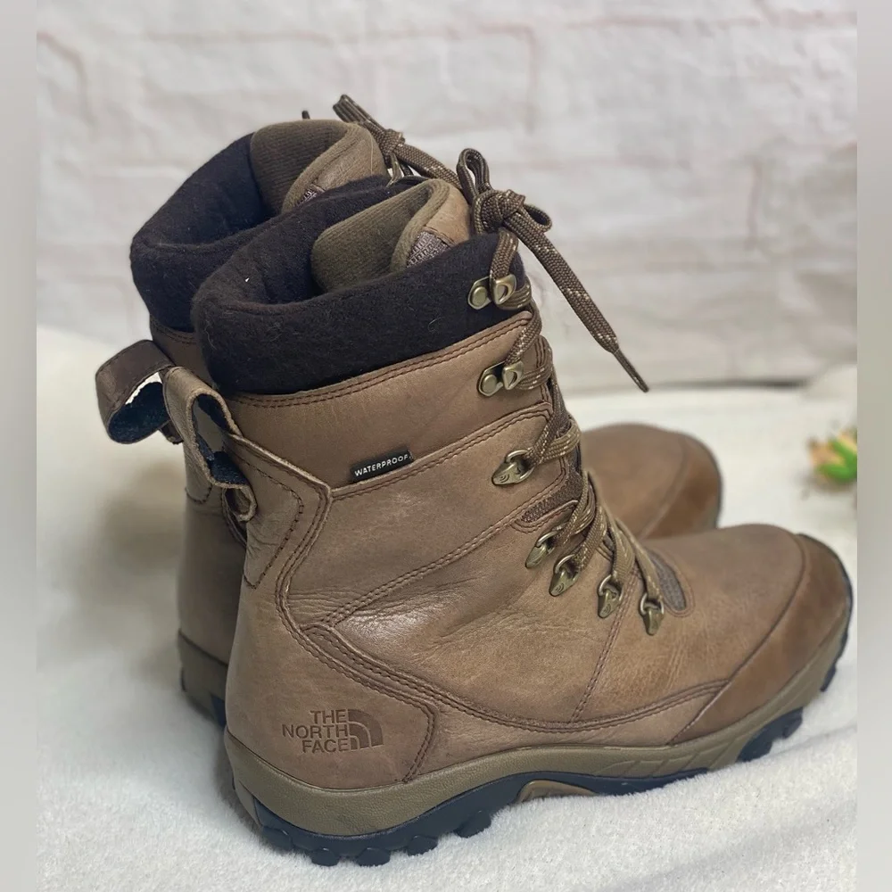 The North Face leather hiking boots size 9.5